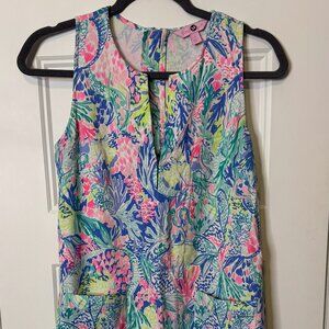 Lilly Pulitzer Kelby Shift Mermaid Cove Size 0